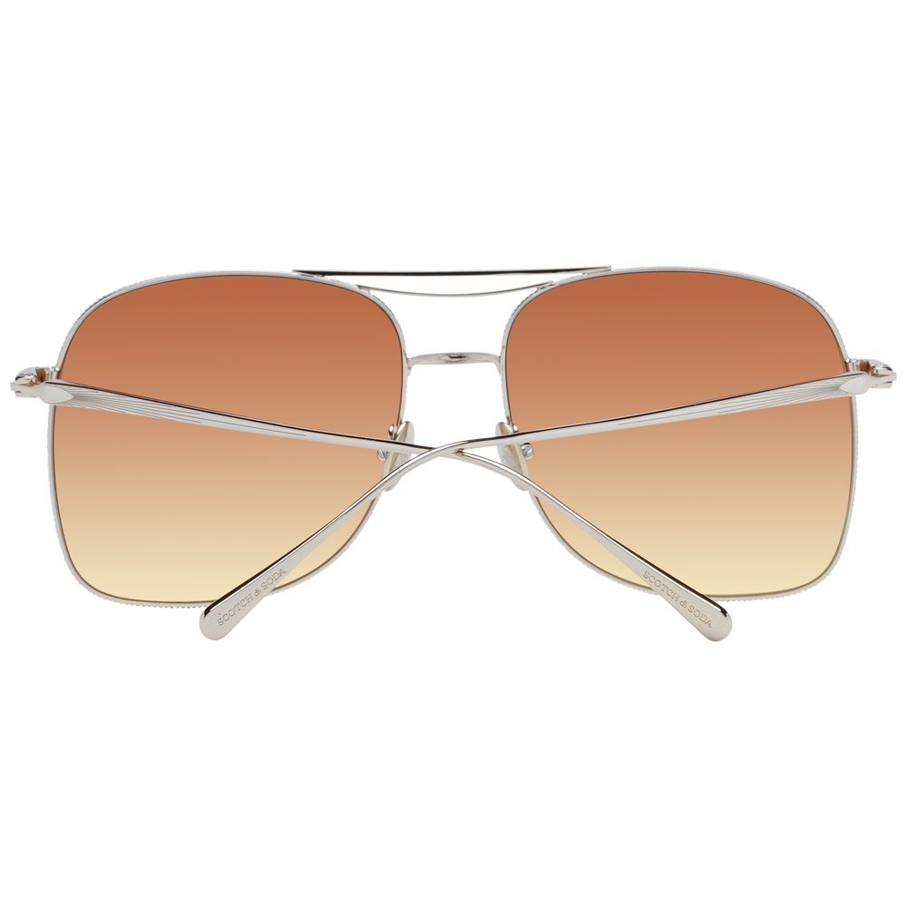 Scotch & Soda Gold Women Sunglasses