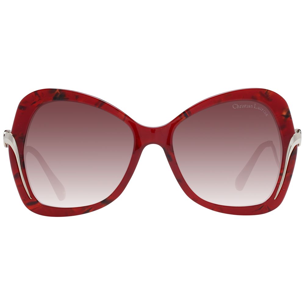 Christian Lacroix Burgundy Women Sunglasses