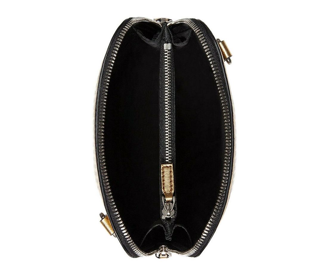 Gucci Women Black Guccy Sega Script Dome Mini Crossbody Bag