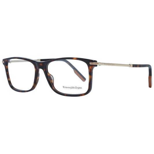 Ermenegildo Zegna Brown Men Optical Frames