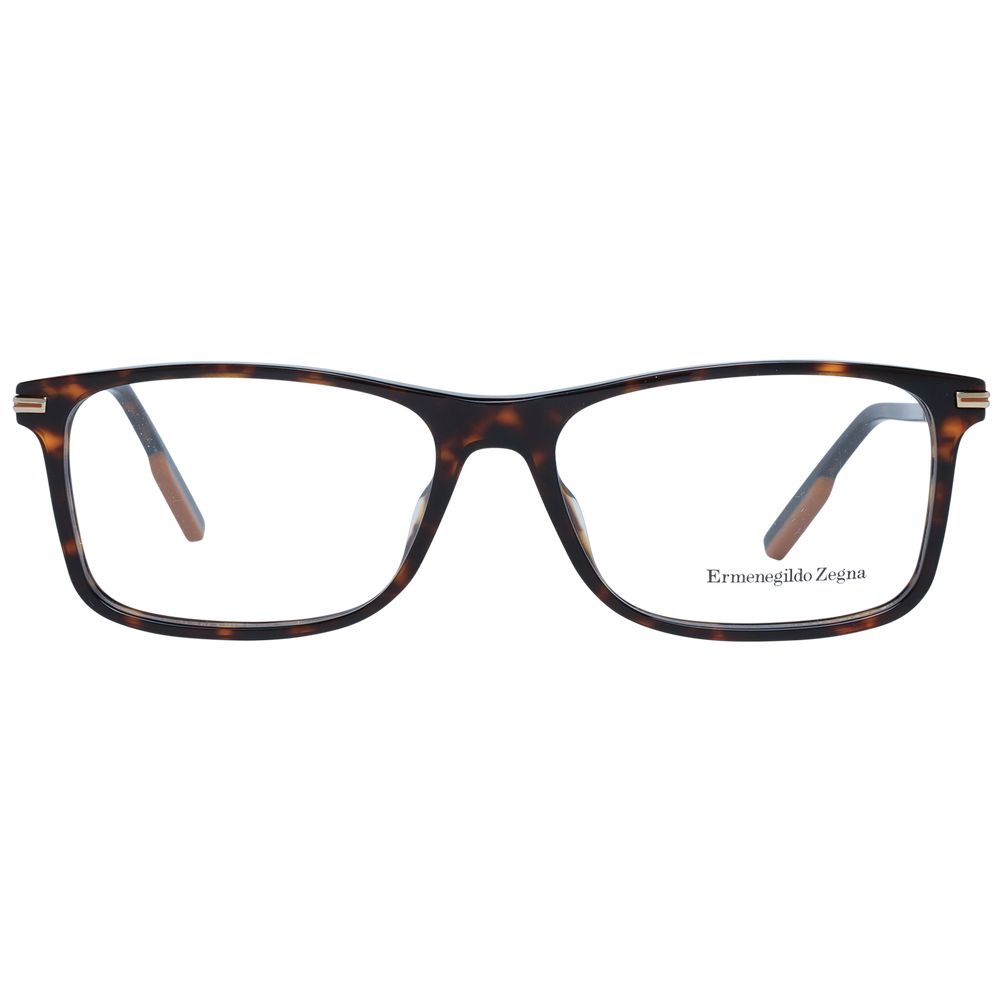 Ermenegildo Zegna Brown Men Optical Frames