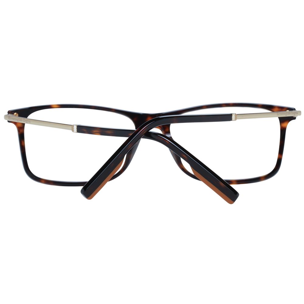 Ermenegildo Zegna Brown Men Optical Frames