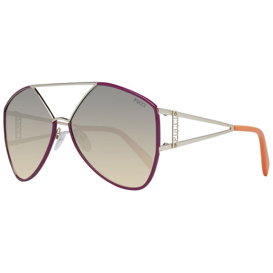 Emilio Pucci Gold Women Sunglasses