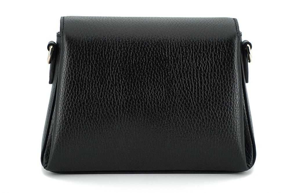 Gucci Elegant Black Calf Leather Shoulder Bag