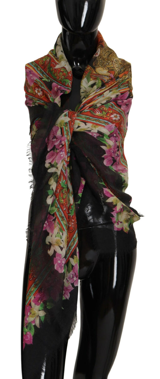 Dolce & Gabbana Elegant Multicolor Cashmere-Silk Women's Scarf