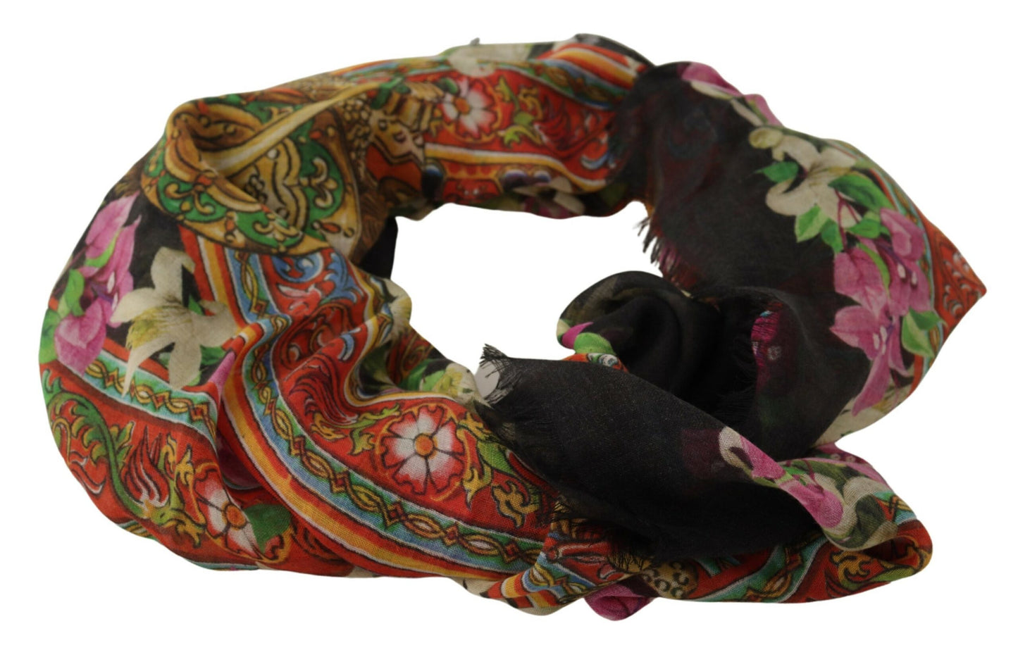 Dolce & Gabbana Elegant Multicolor Cashmere-Silk Women's Scarf