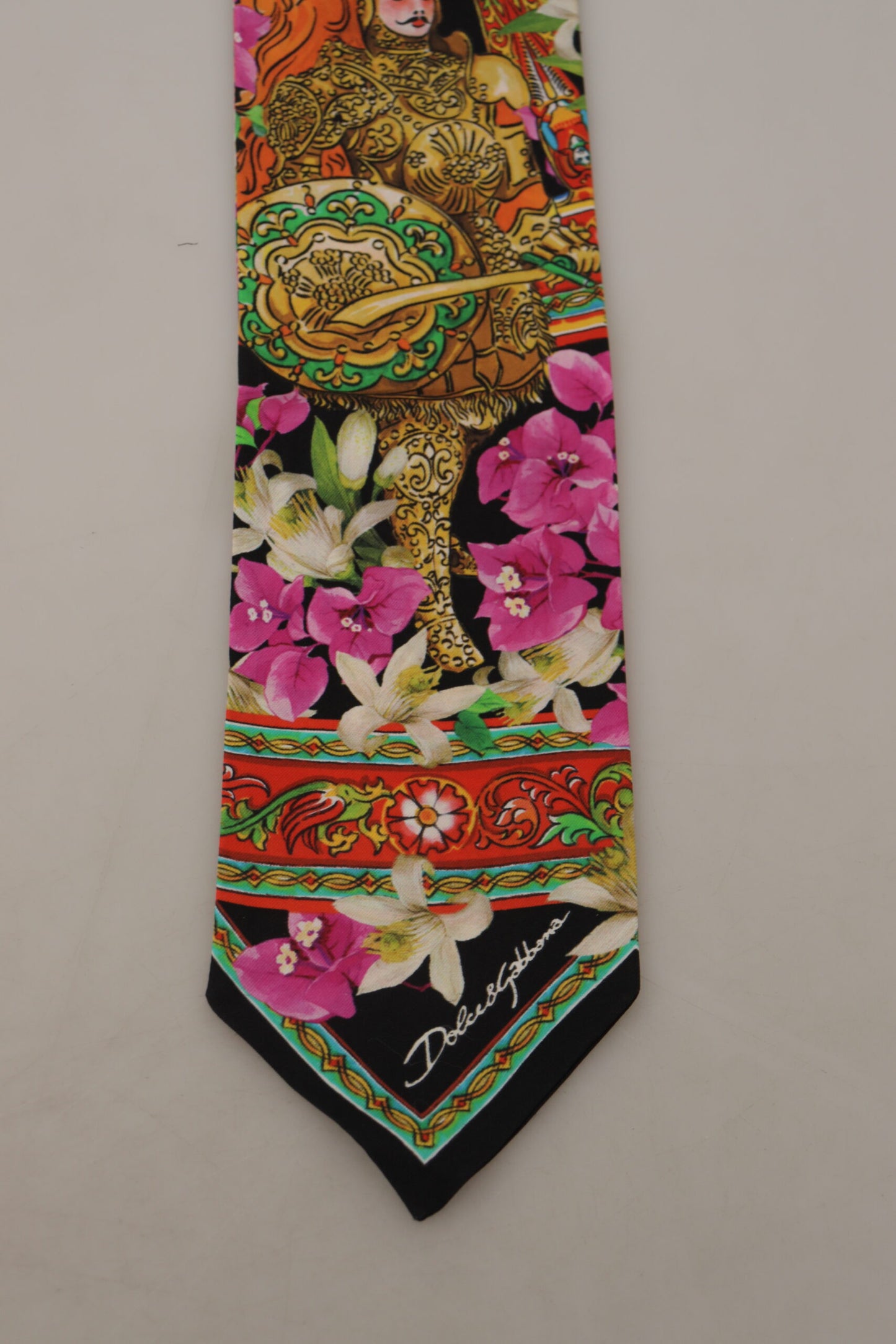 Dolce & Gabbana Elegant Multicolor Silk Bandeau Scarf