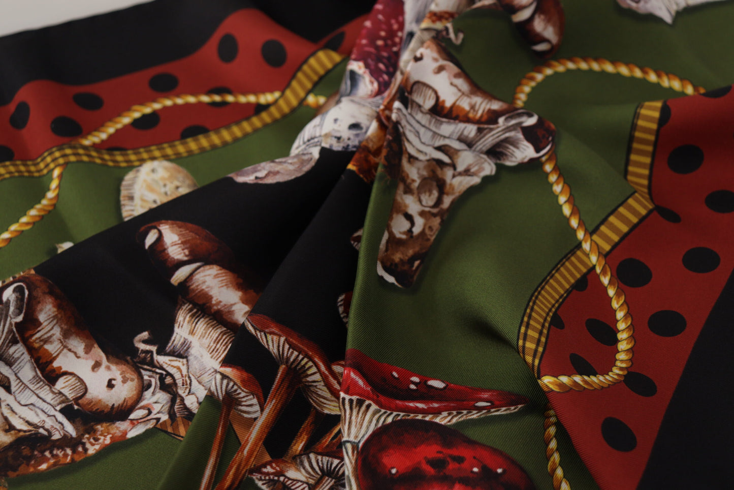 Dolce & Gabbana Silken Squares of Enchantment Scarf