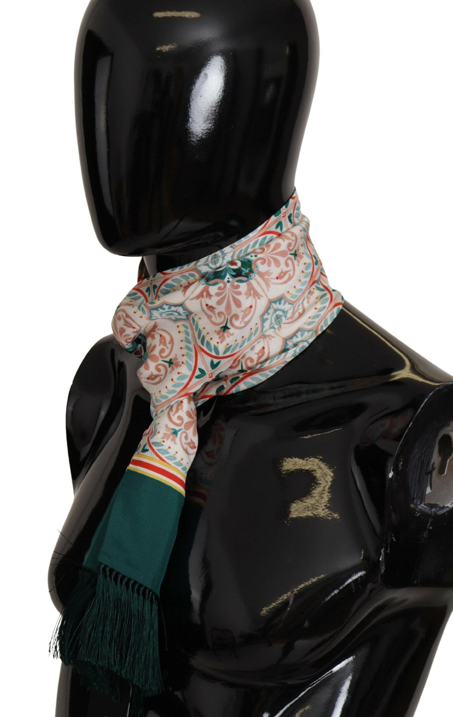 Dolce & Gabbana Elegant Silk Floral Men's Scarf