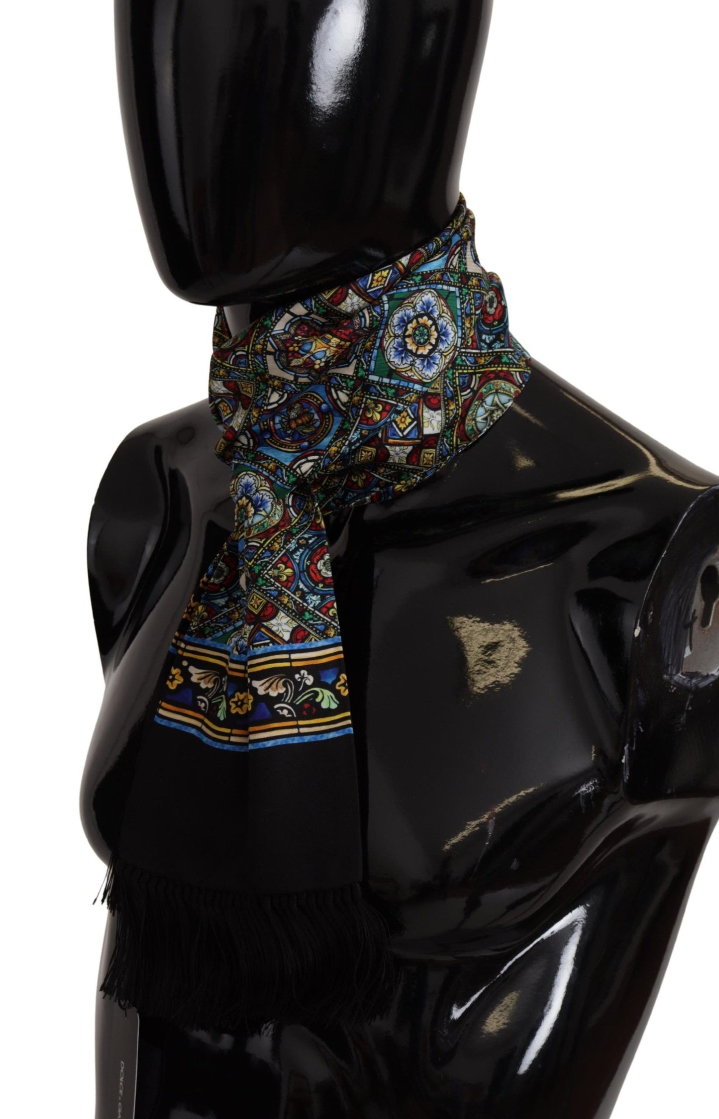 Dolce & Gabbana Elegant Multicolor Silk Men's Scarf