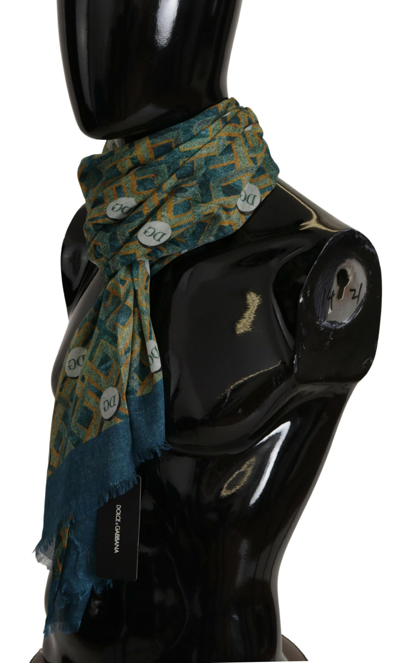 Dolce & Gabbana Elegant Multicolor Modal-Cashmere Men's Scarf