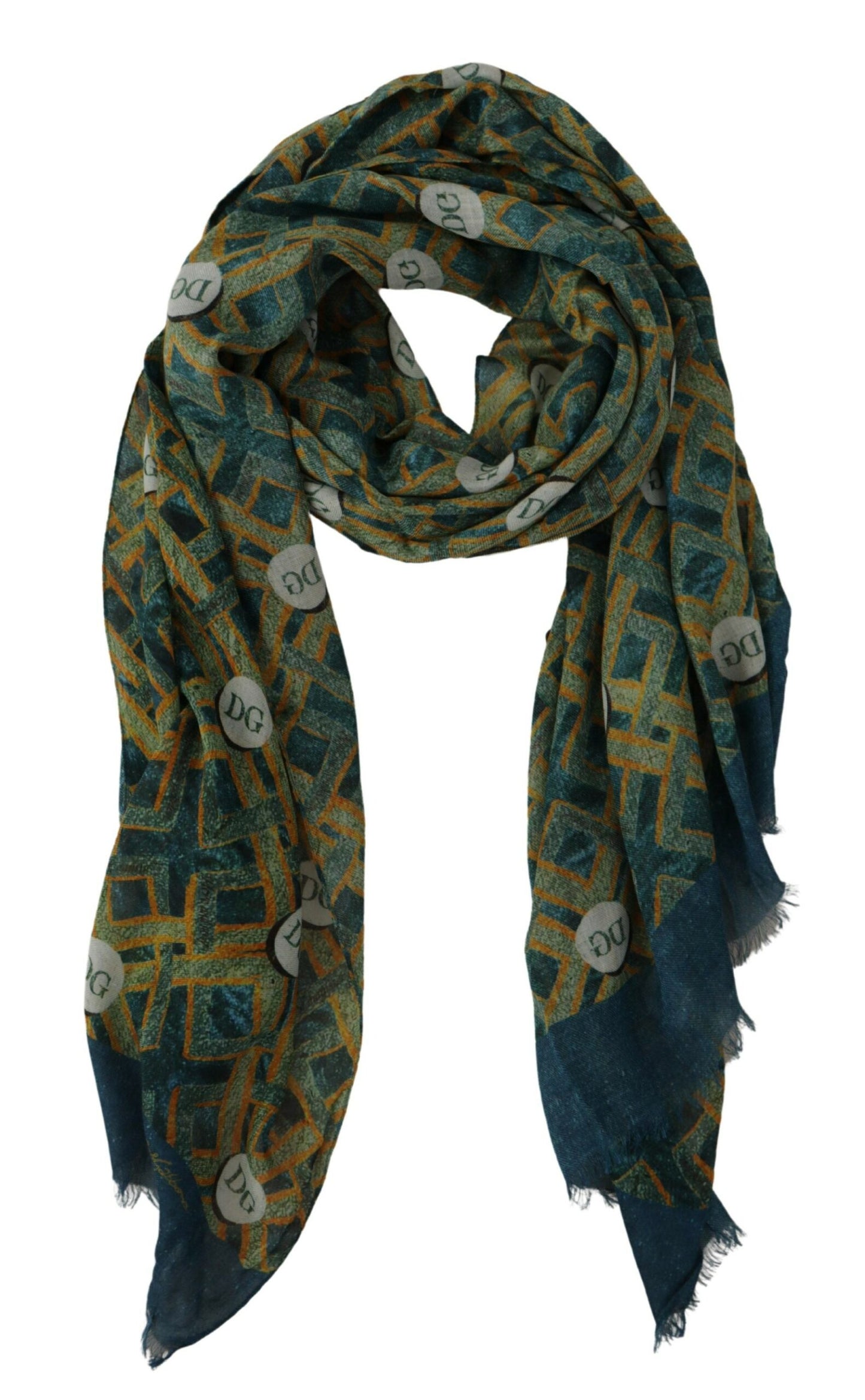 Dolce & Gabbana Elegant Multicolor Modal-Cashmere Men's Scarf