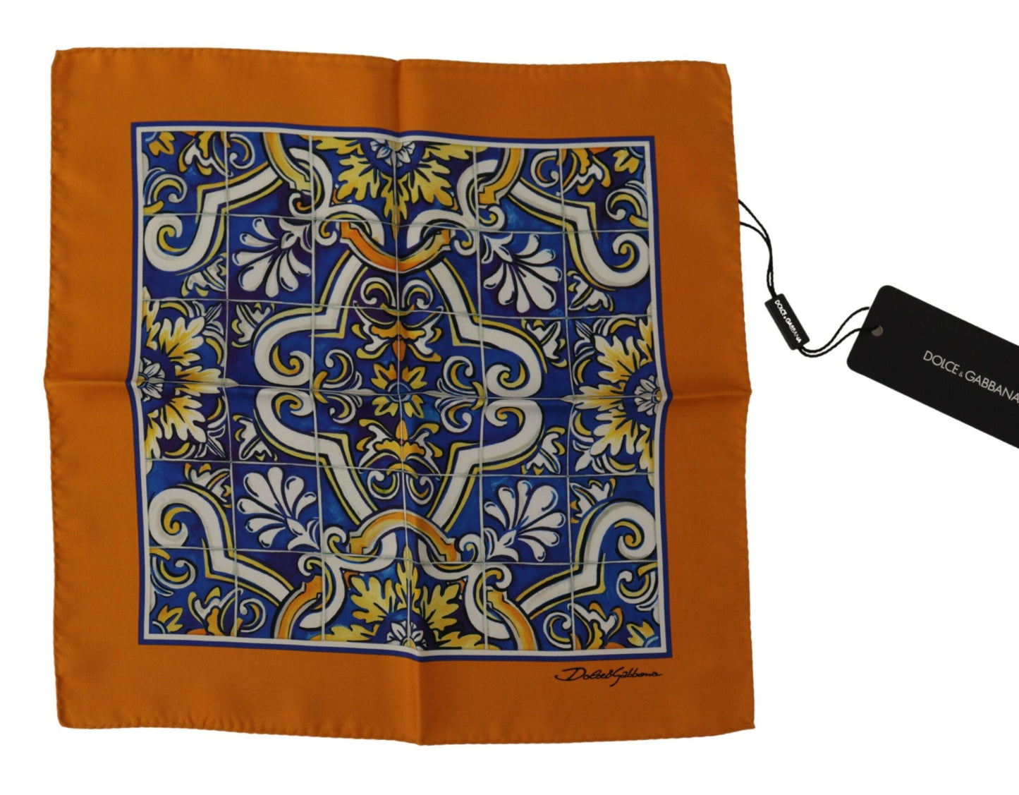 Dolce & Gabbana Majestic Silk Square Men's Scarf