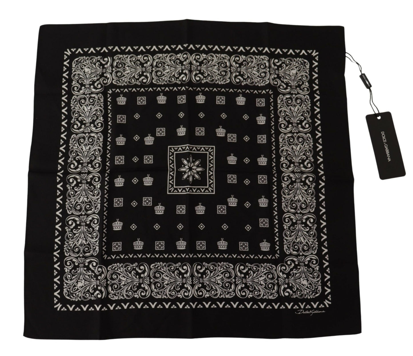 Dolce & Gabbana Elegant Silk Men's Bandana Scarf