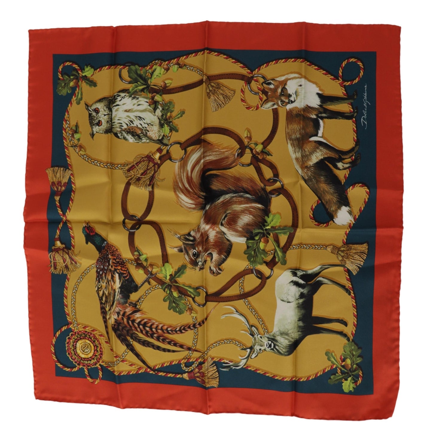 Dolce & Gabbana Elegant Multicolor Silk Scarf