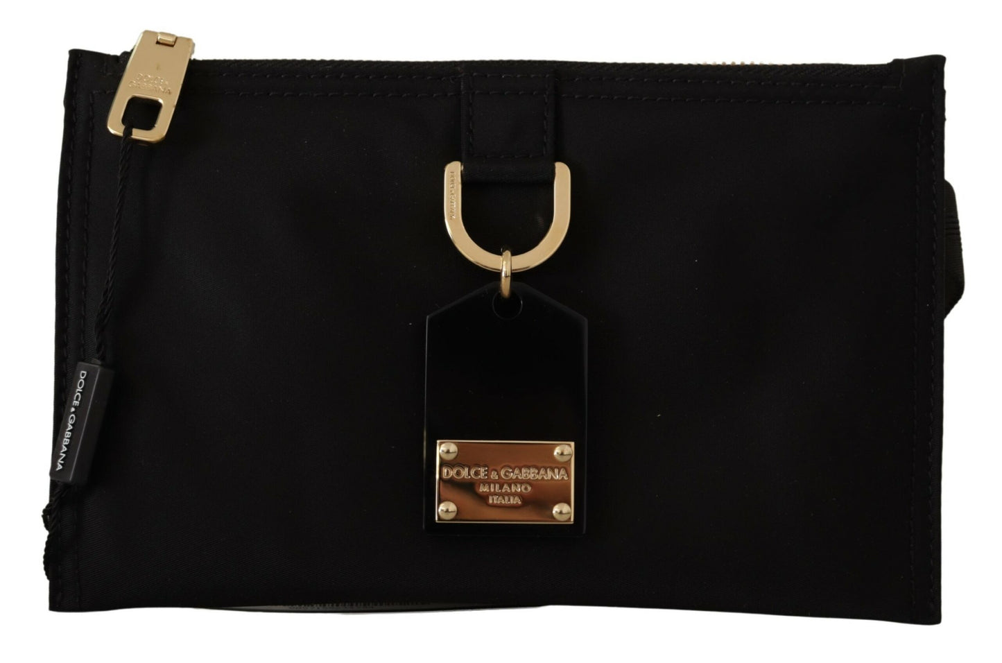 Dolce & Gabbana Elegant Black Waist Fanny Pack