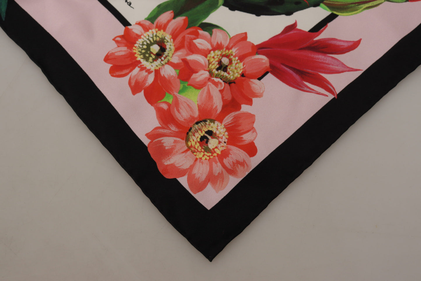 Dolce & Gabbana Floral Silk Square Scarf