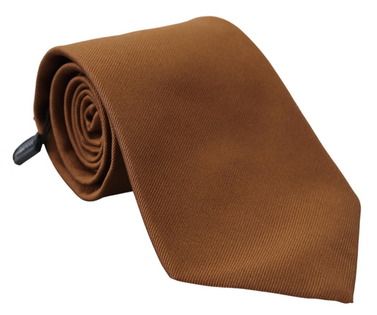 Dolce & Gabbana Elegant Brown Silk Men's Tie