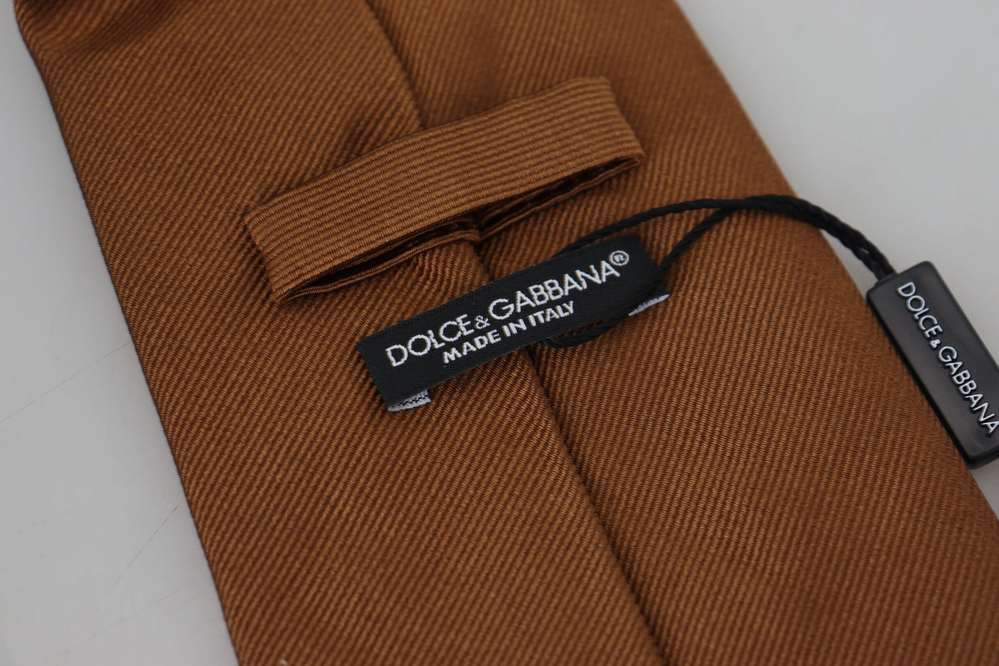 Dolce & Gabbana Elegant Brown Silk Men's Tie