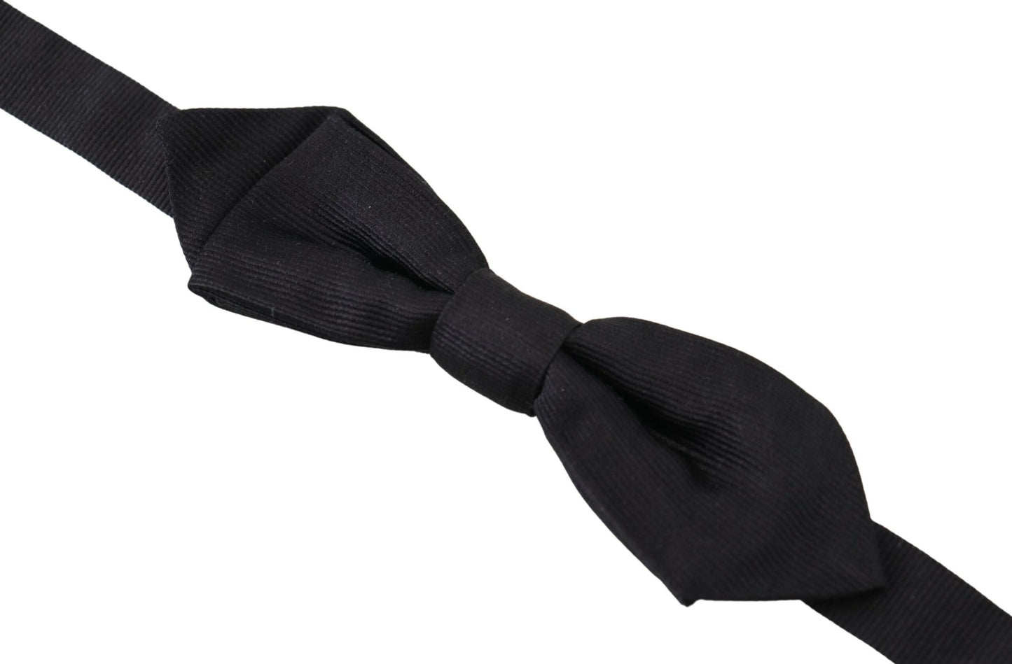 Dolce & Gabbana Elegant Black Silk Bow Tie