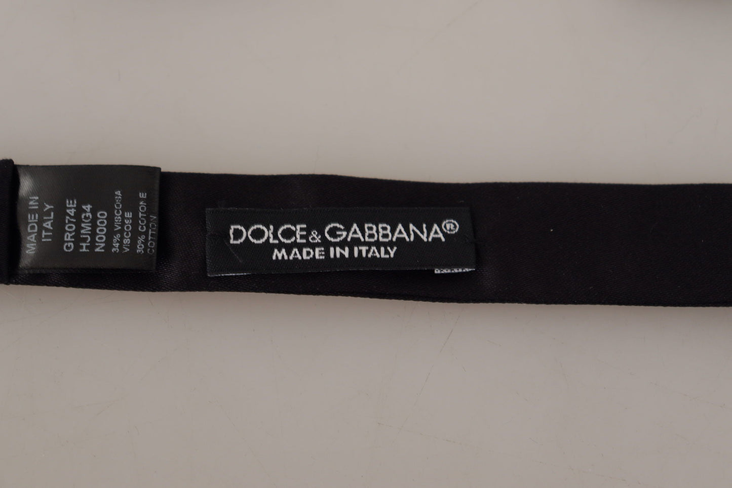 Dolce & Gabbana Elegant Black Silk Blend Bow Tie