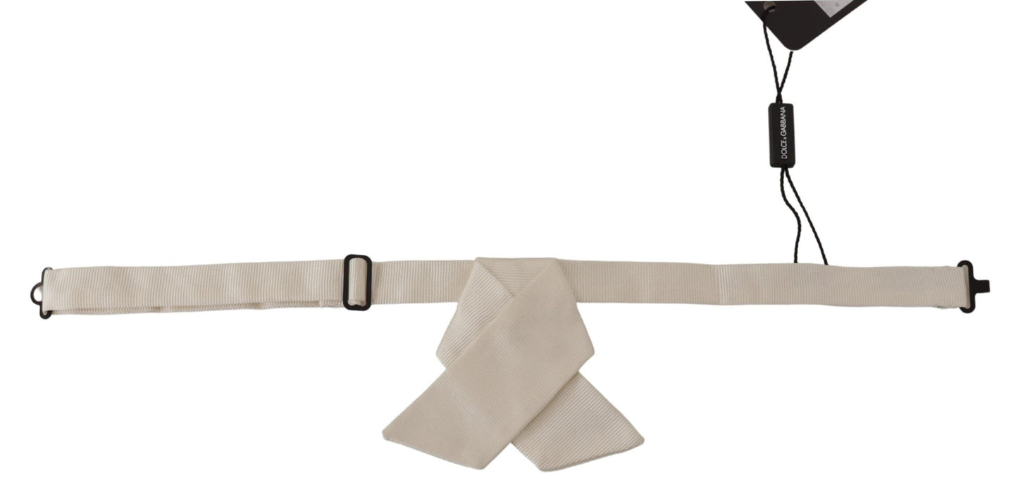 Dolce & Gabbana Elegant Silk Bow Tie for Sophisticated Evenings