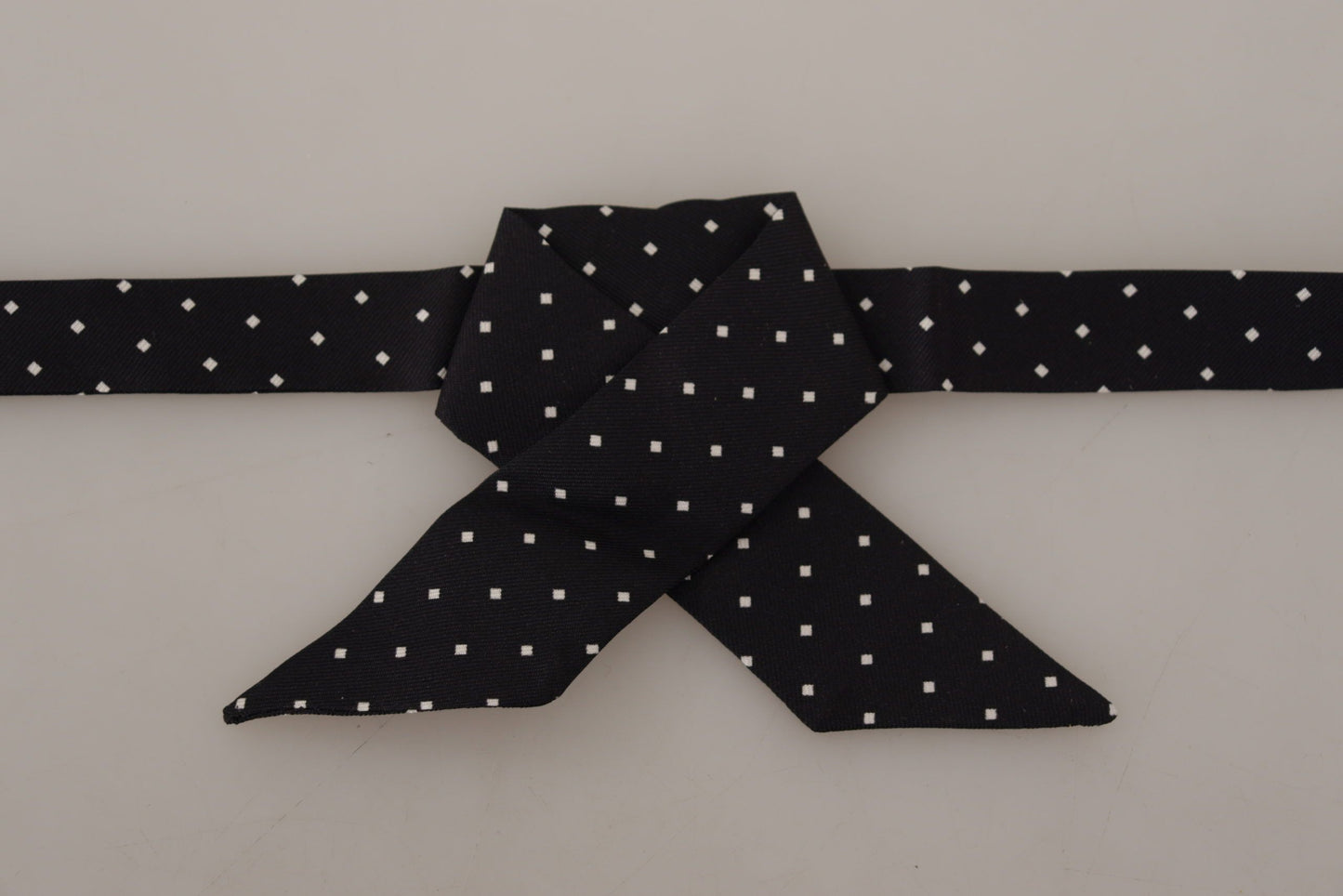 Dolce & Gabbana Elegant Polka Dot Silk Bow Tie