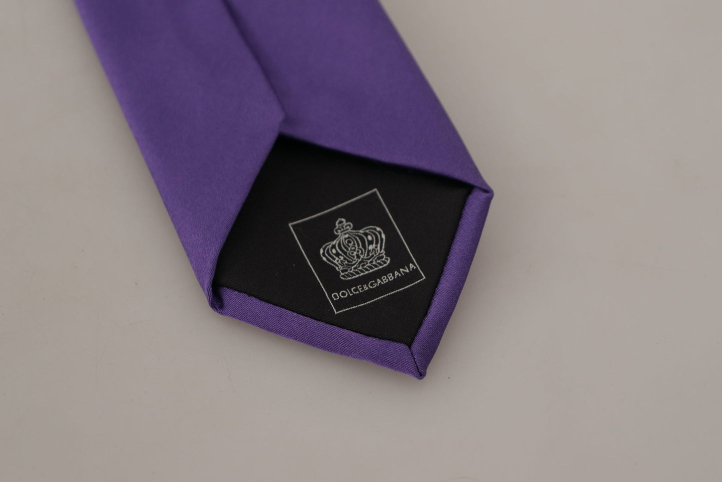 Dolce & Gabbana Elegant Purple Silk Bow Tie