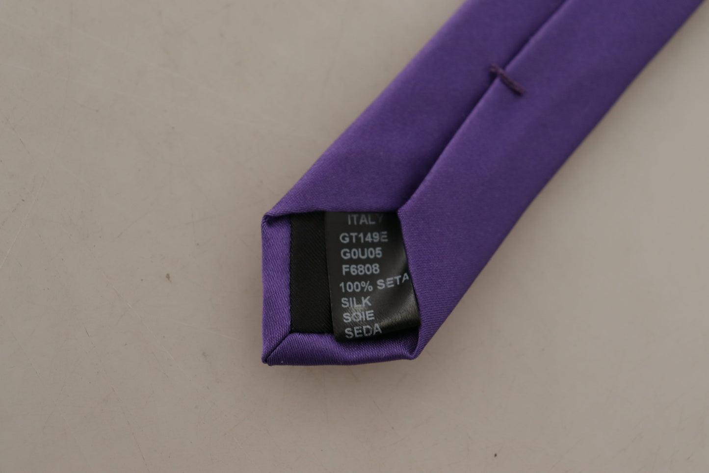 Dolce & Gabbana Elegant Purple Silk Bow Tie