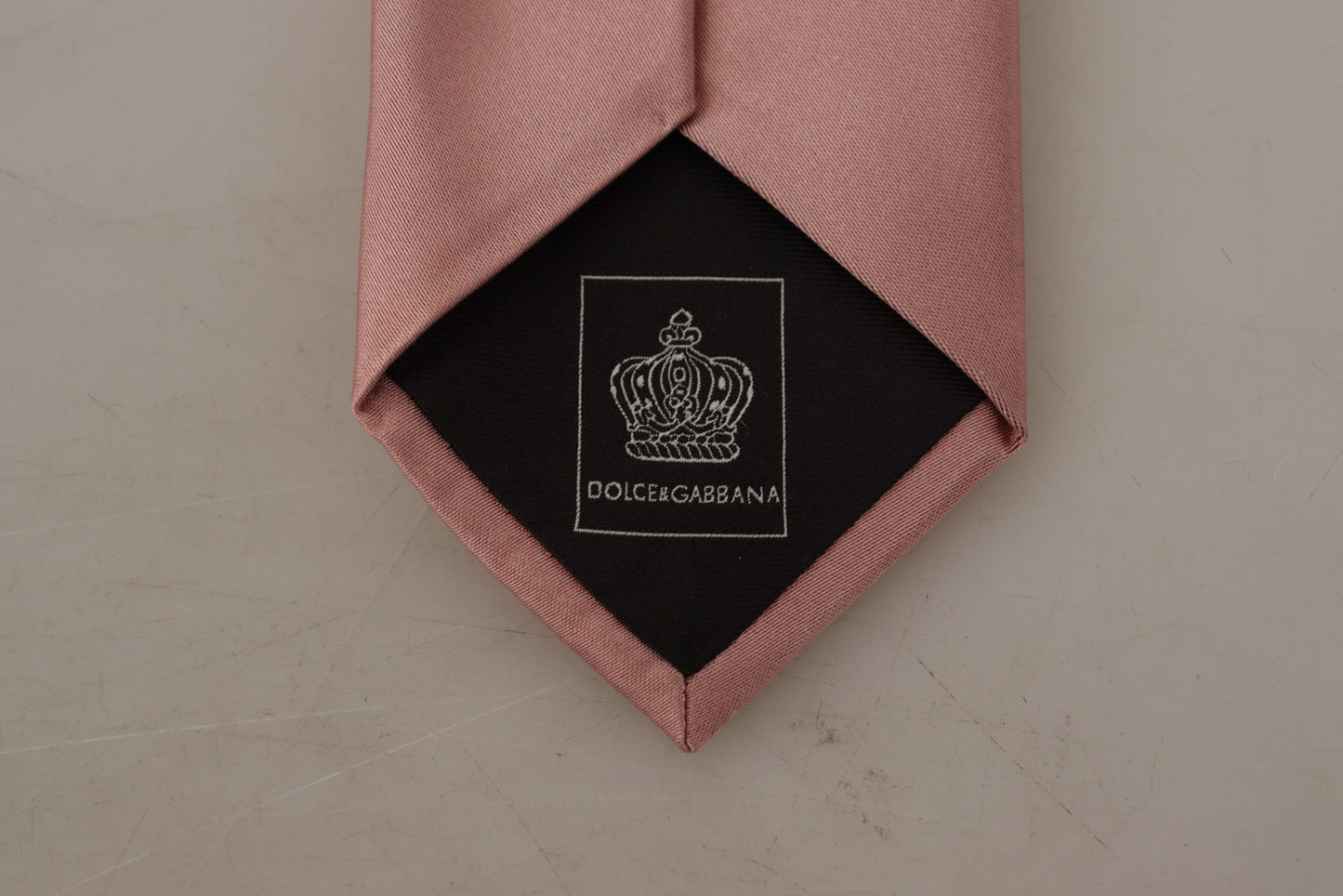 Dolce & Gabbana Elegant Pink Silk Bow Tie