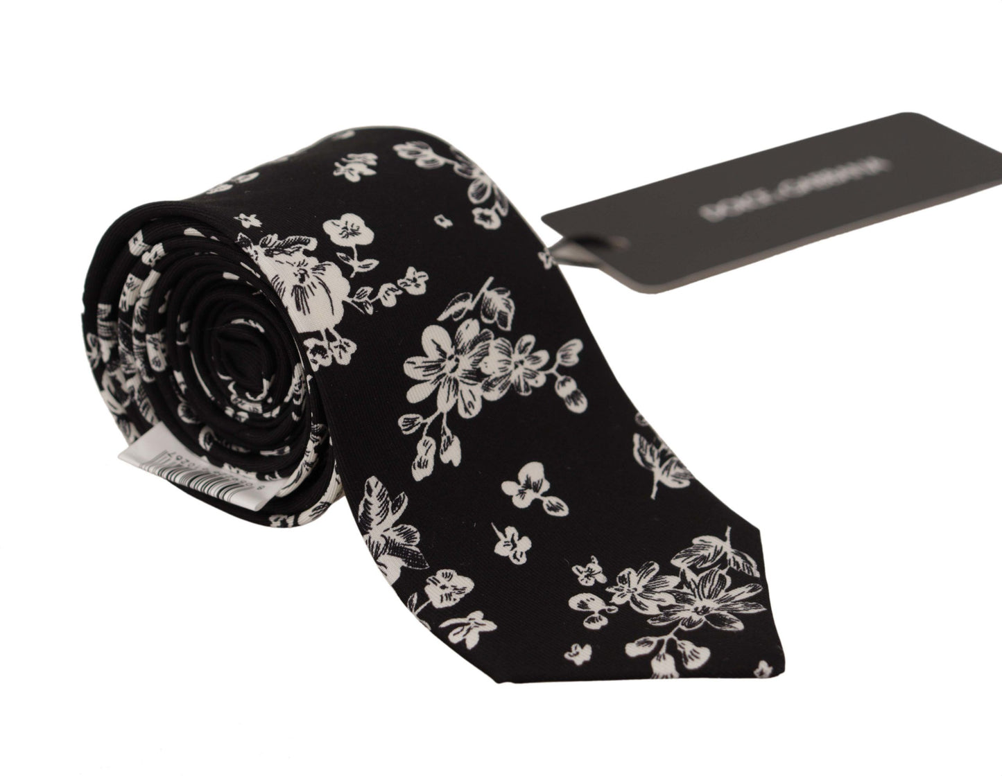 Dolce & Gabbana Elegance in Bloom Silk Bow Tie