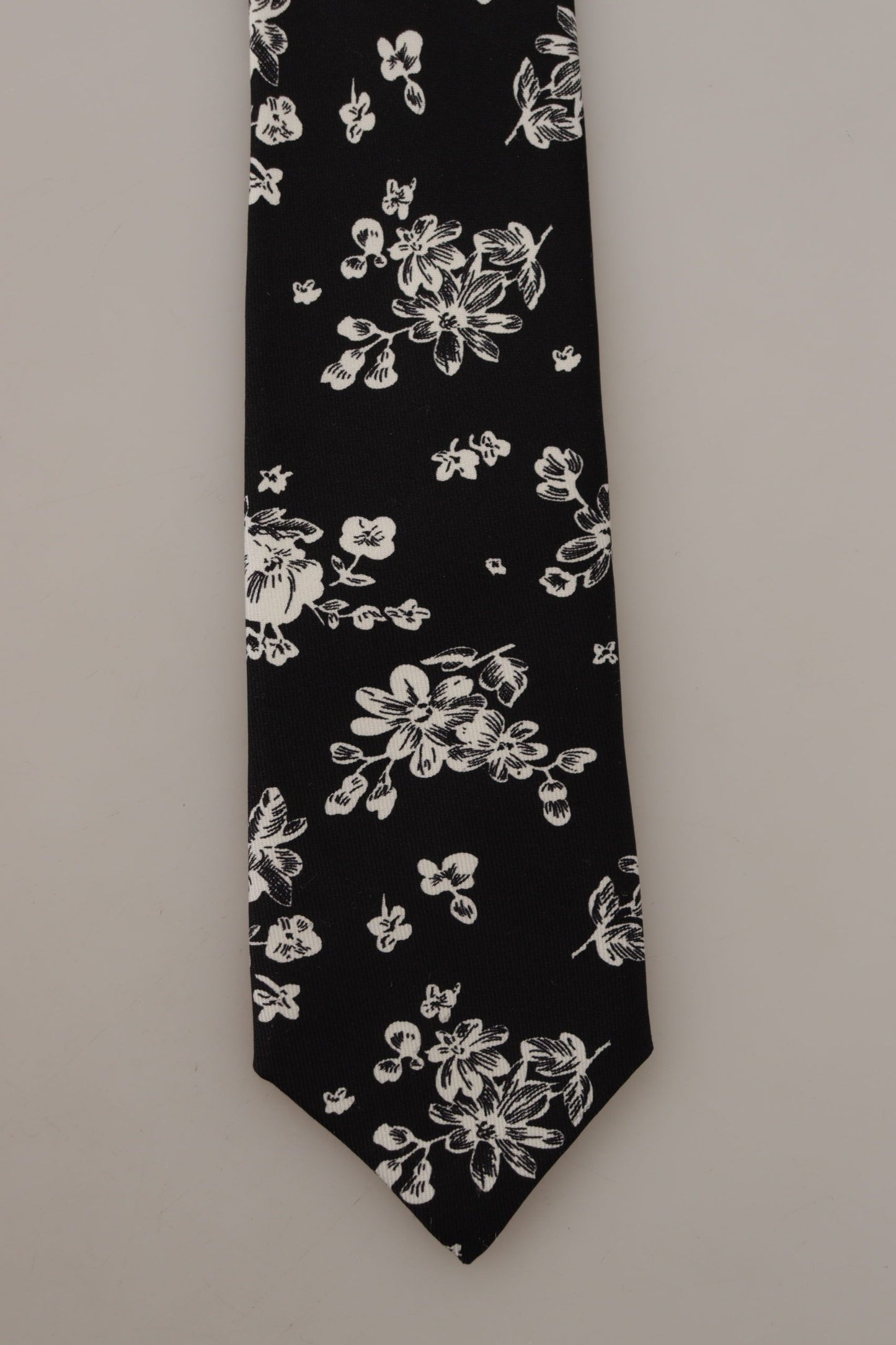 Dolce & Gabbana Elegance in Bloom Silk Bow Tie