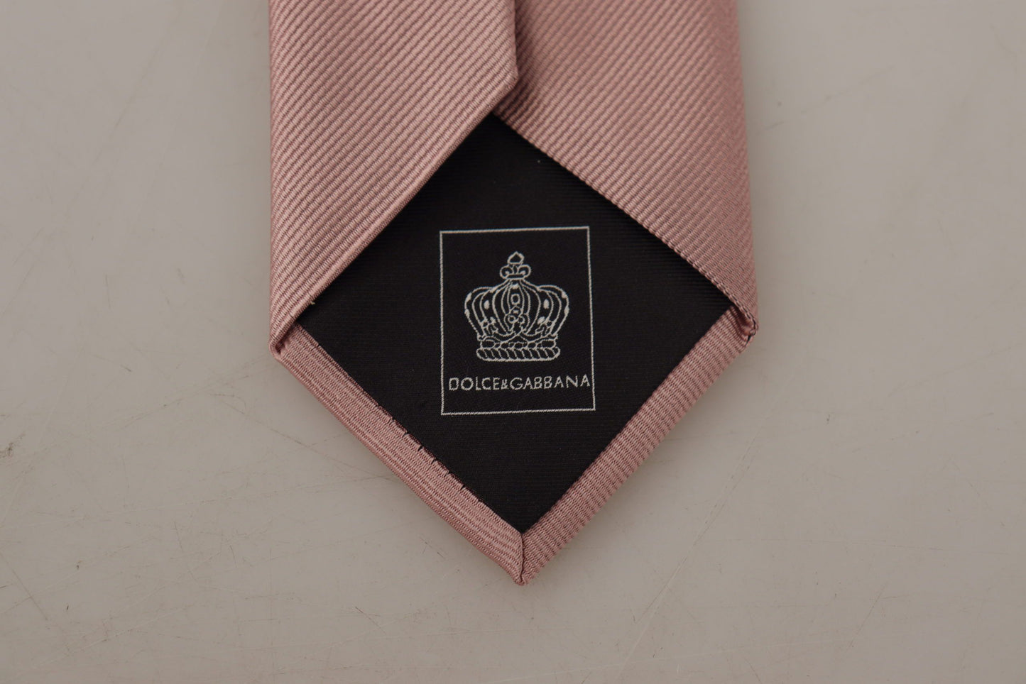 Dolce & Gabbana Elegant Pink Silk Tie for Sophisticated Gentlemen