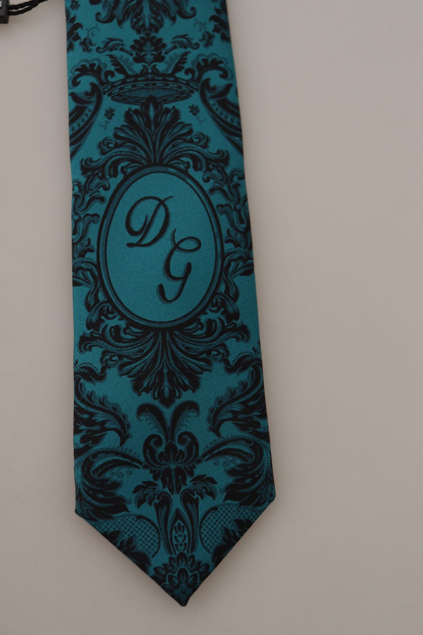 Dolce & Gabbana Elegant Silk Blue Tie - Exclusive Design