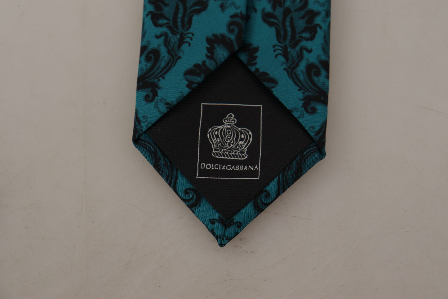 Dolce & Gabbana Elegant Silk Blue Tie - Exclusive Design