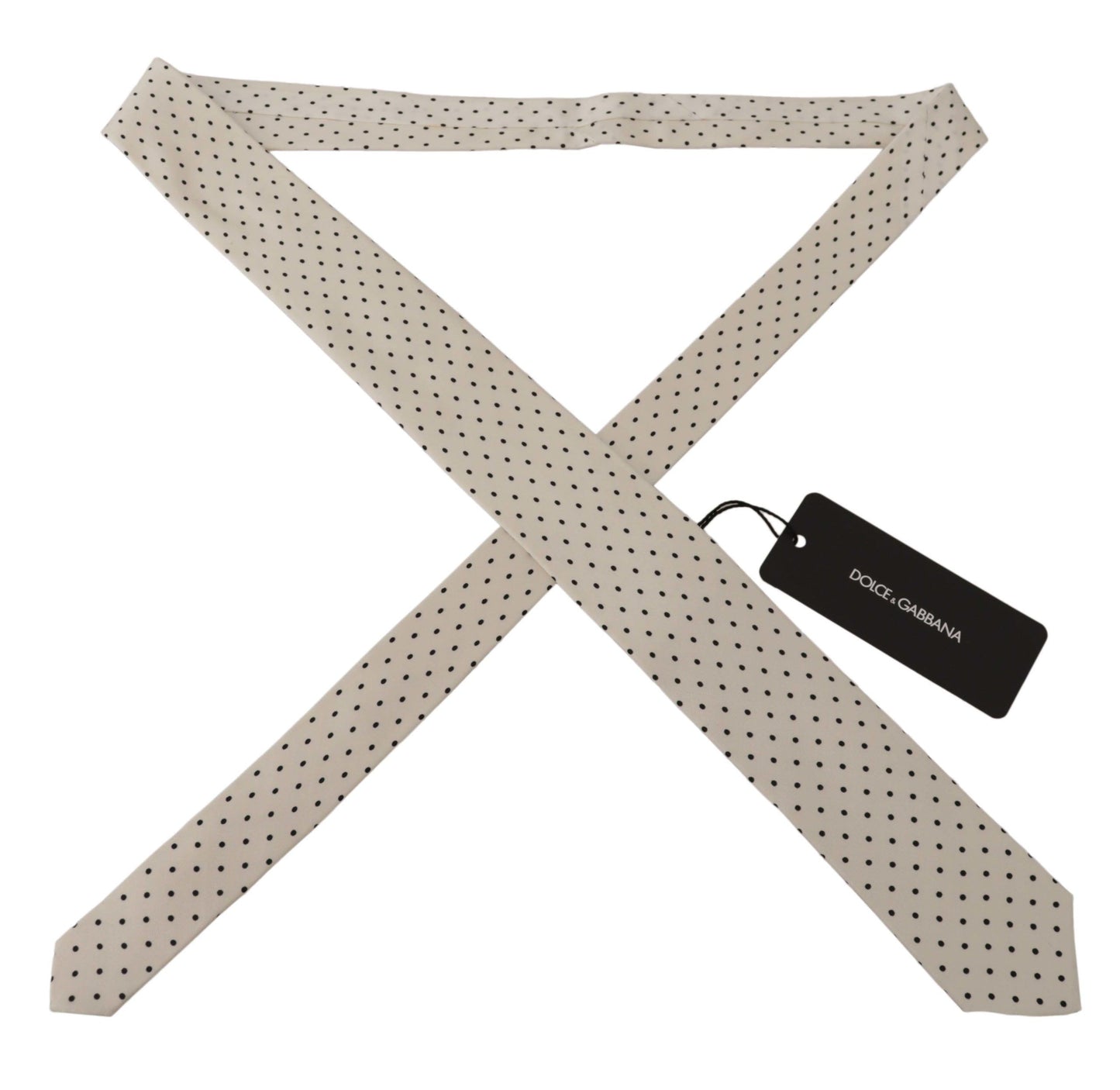 Dolce & Gabbana Elegant Polka Dot Silk Bow Tie