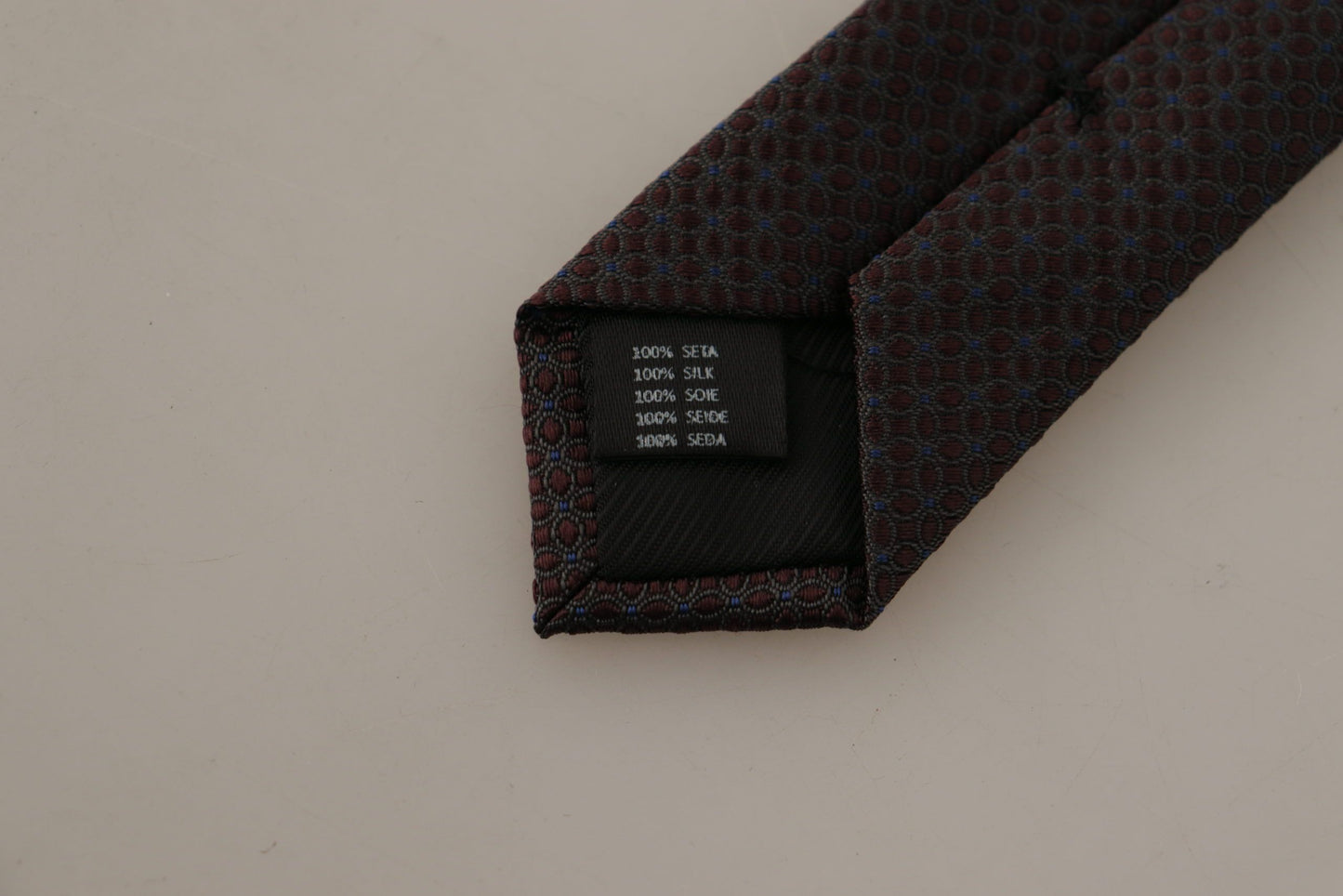 Dolce & Gabbana Elegant Bordeaux Silk Tie