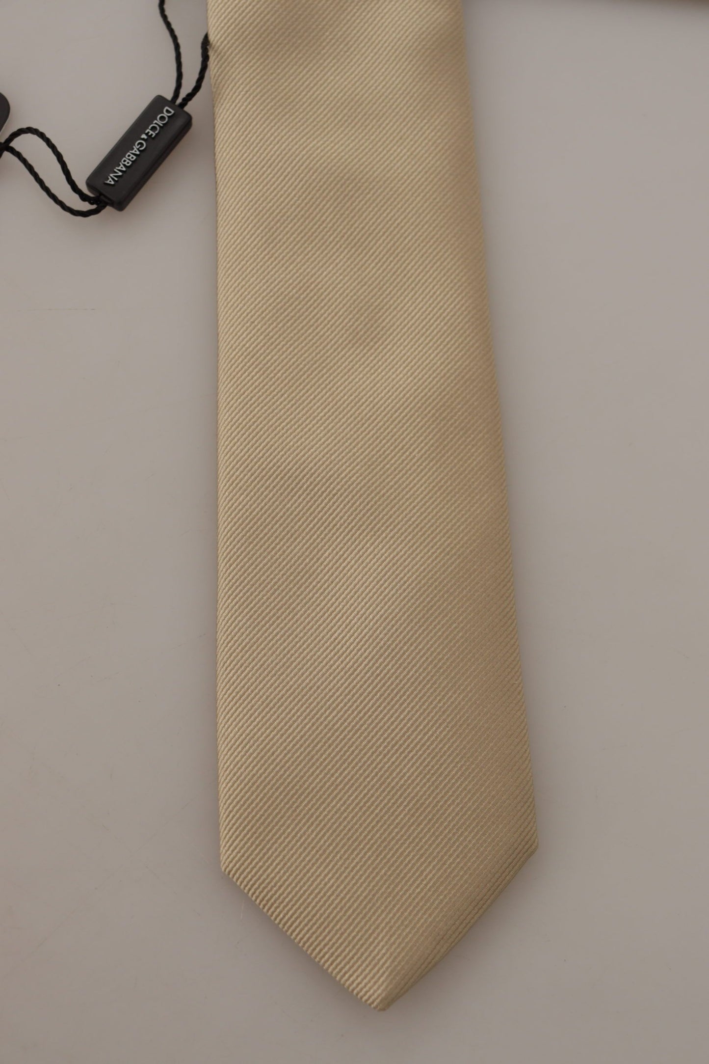 Dolce & Gabbana Elegant Gold Silk Men's Tie