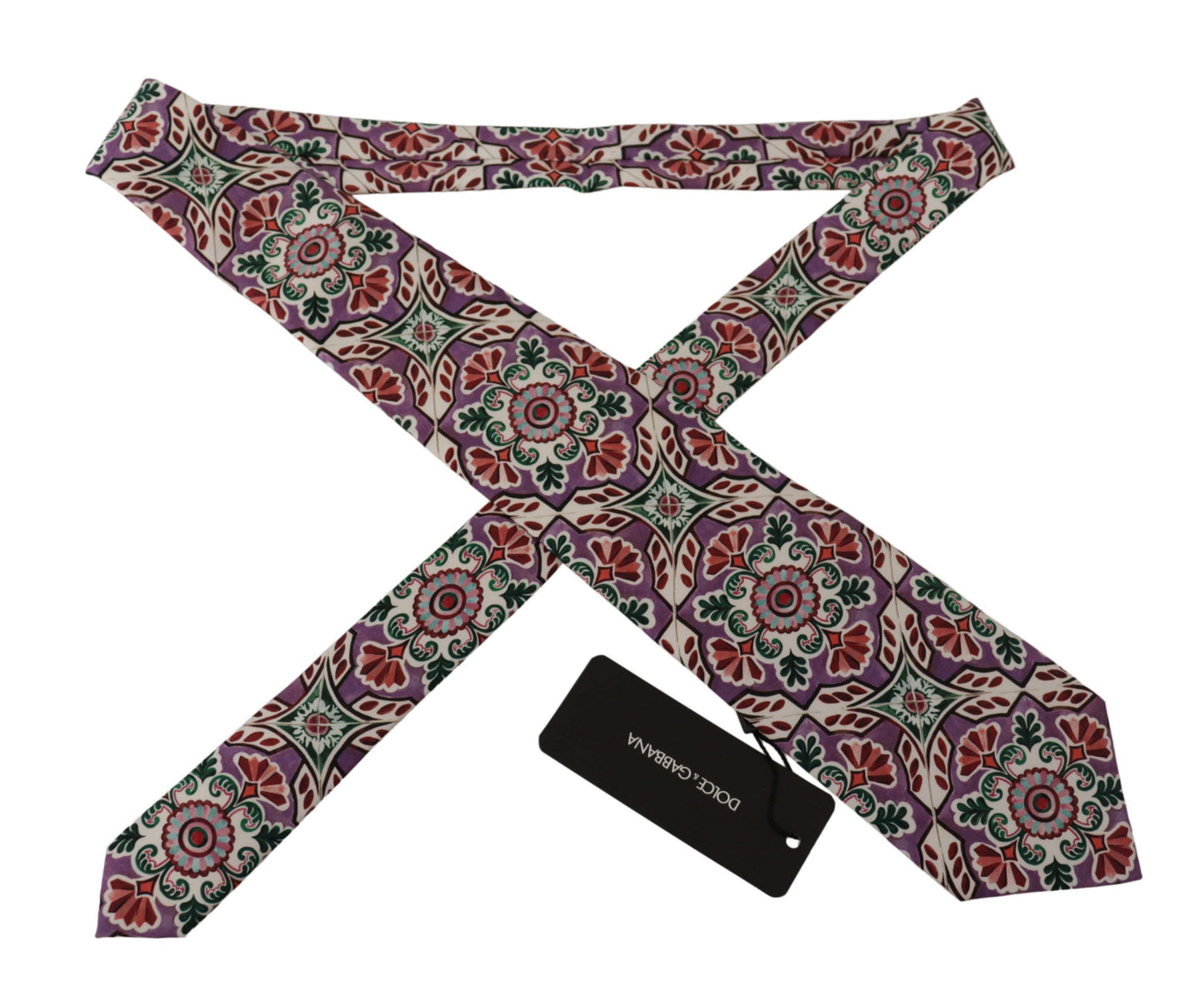 Dolce & Gabbana Elegant Multicolor Silk Tie