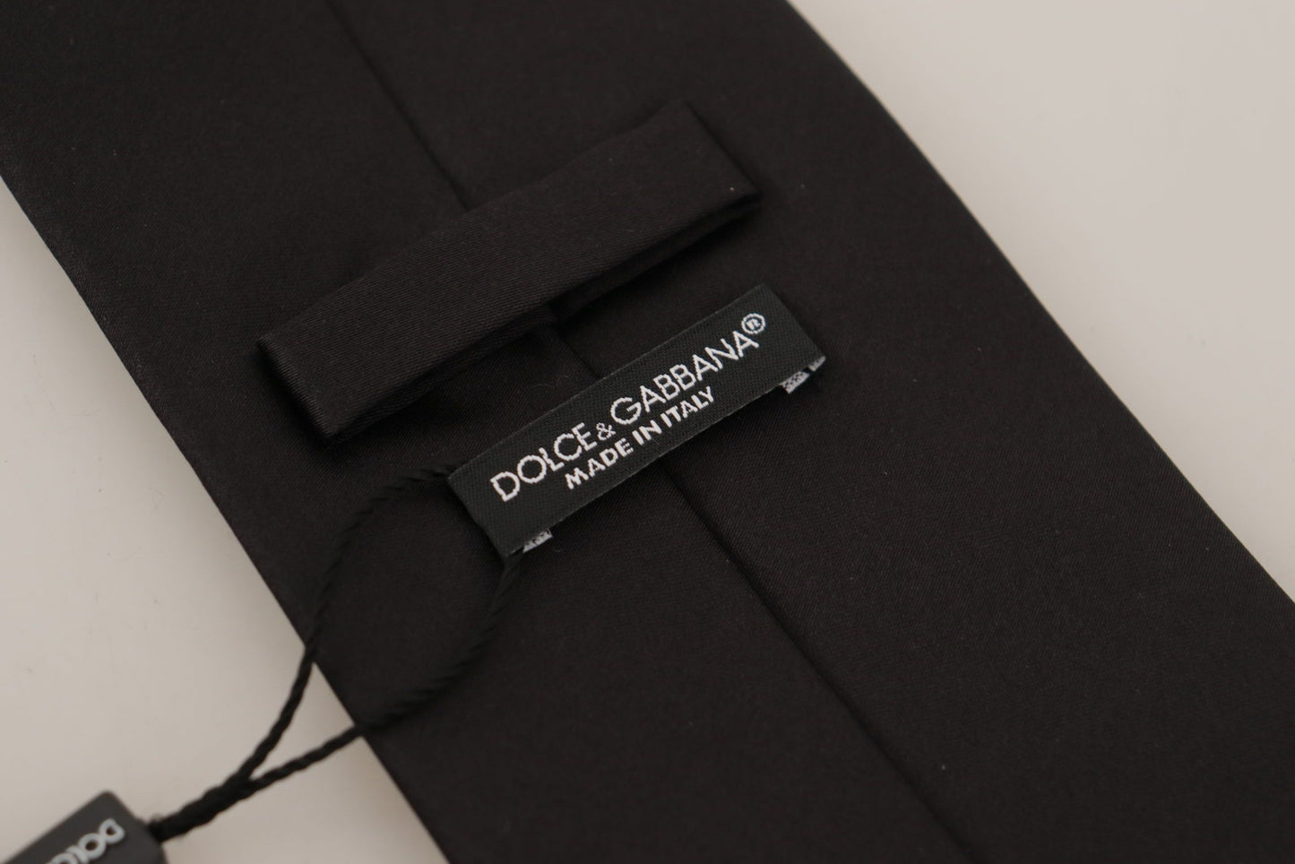 Dolce & Gabbana Elegant Silk Black Bow Tie