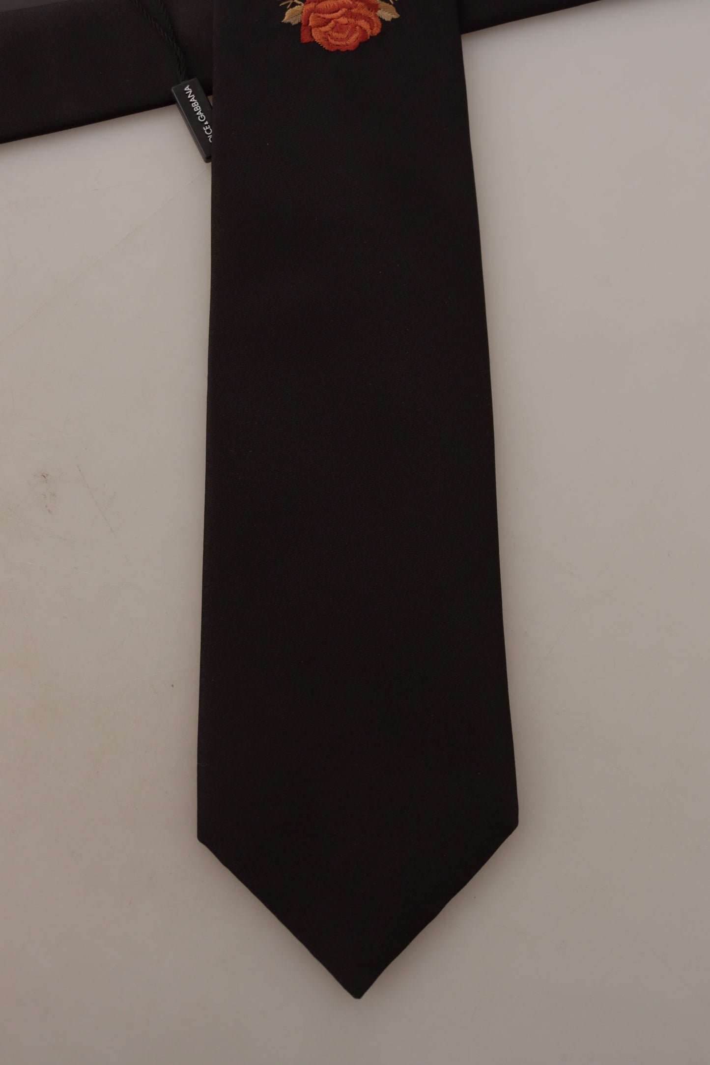 Dolce & Gabbana Elegant Black Silk Tie