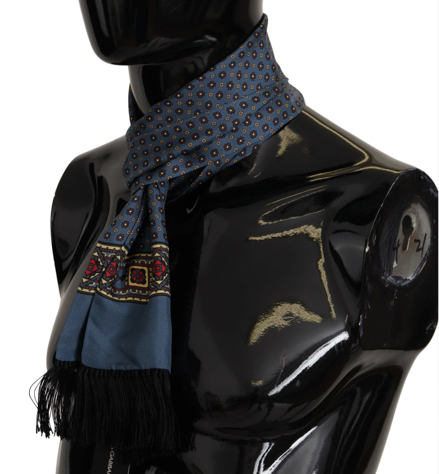 Dolce & Gabbana Elegant Silk Men's Scarf in Blue