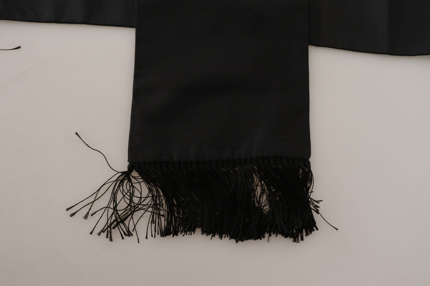 Dolce & Gabbana Elegant Black Silk Men's Scarf