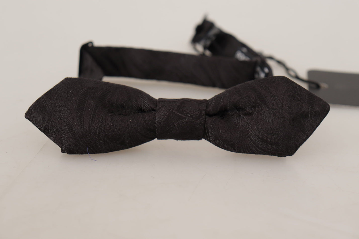 Dolce & Gabbana Elegant Silk Tuxedo Bow Tie - Evening Chic