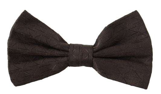 Dolce & Gabbana Elegant Black Silk Bow Tie