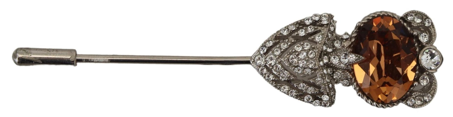 Dolce & Gabbana Elegant Silver Sterling Brooch