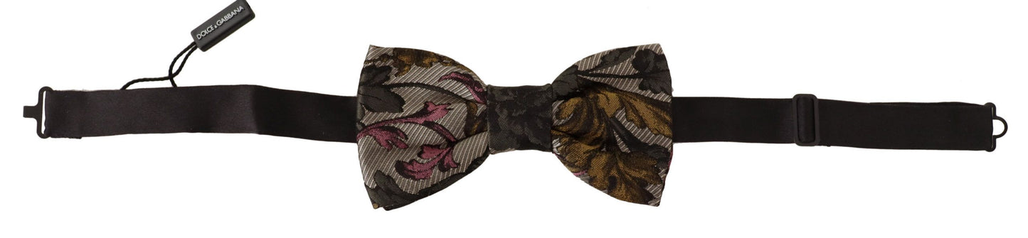 Dolce & Gabbana Elegant Multicolor Silk Bow Tie