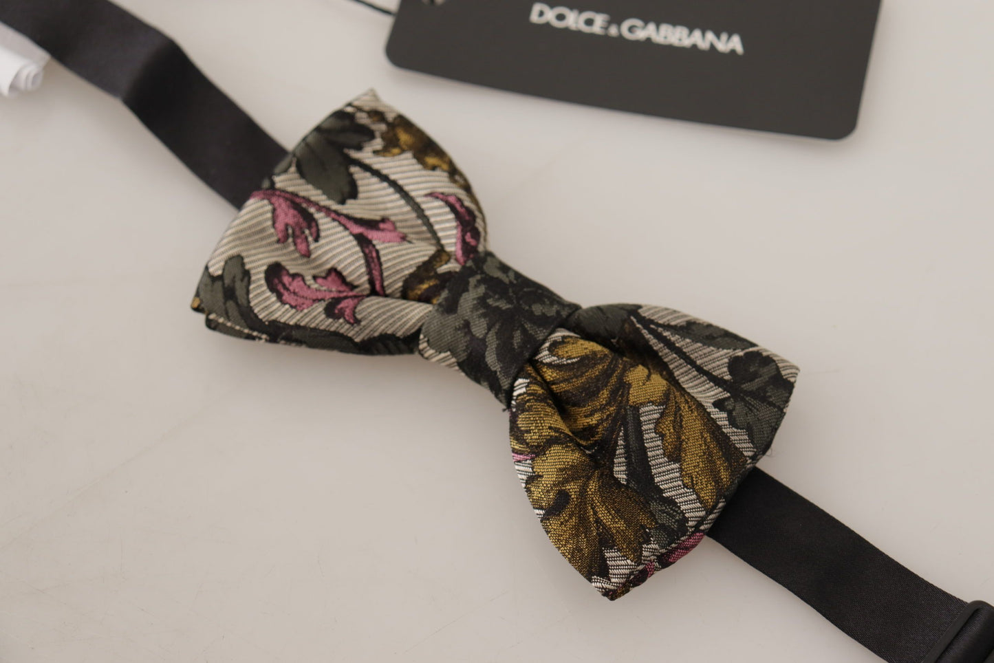 Dolce & Gabbana Elegant Multicolor Silk Bow Tie