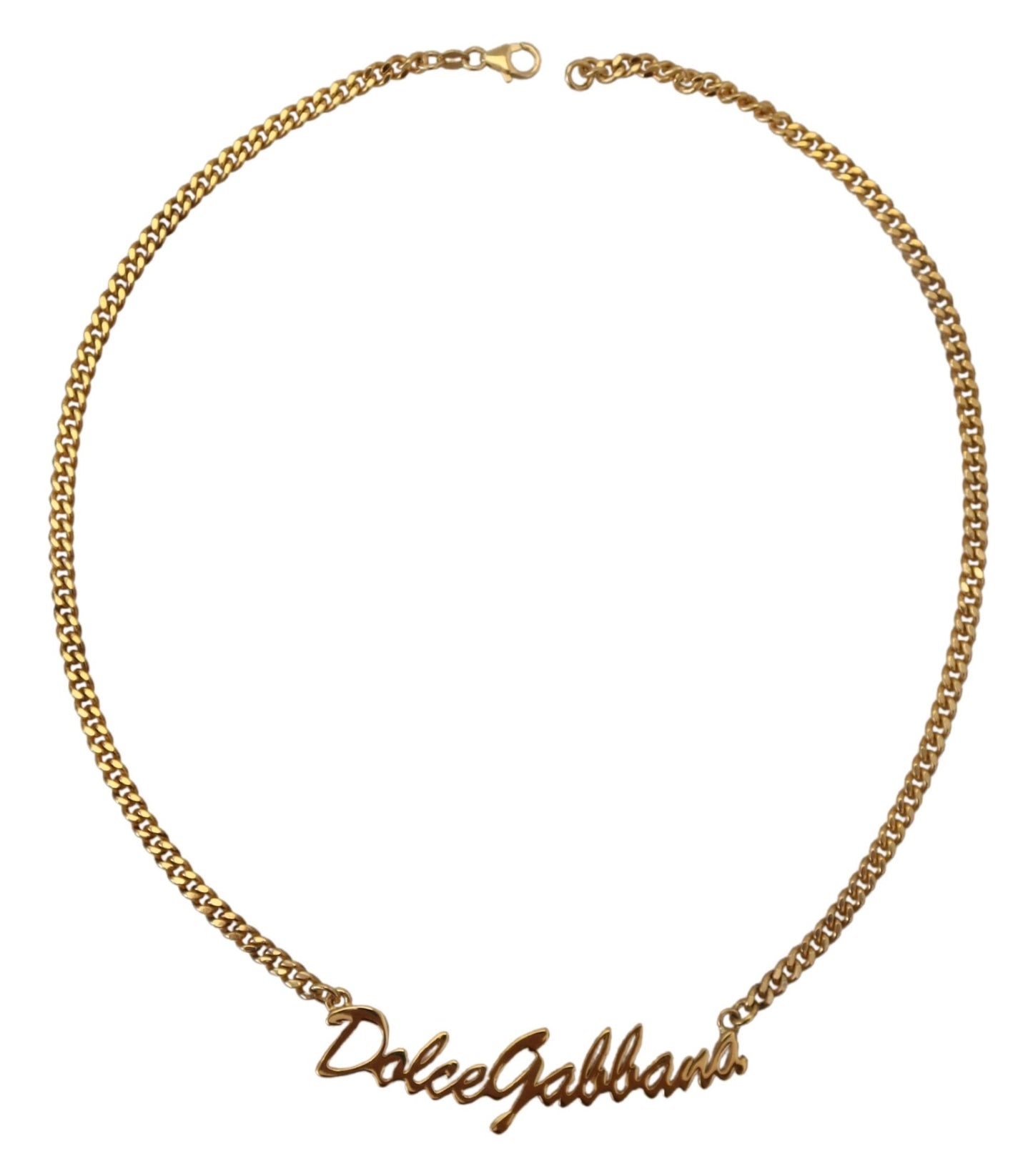 Dolce & Gabbana Golden Elegance Sterling Silver Necklace