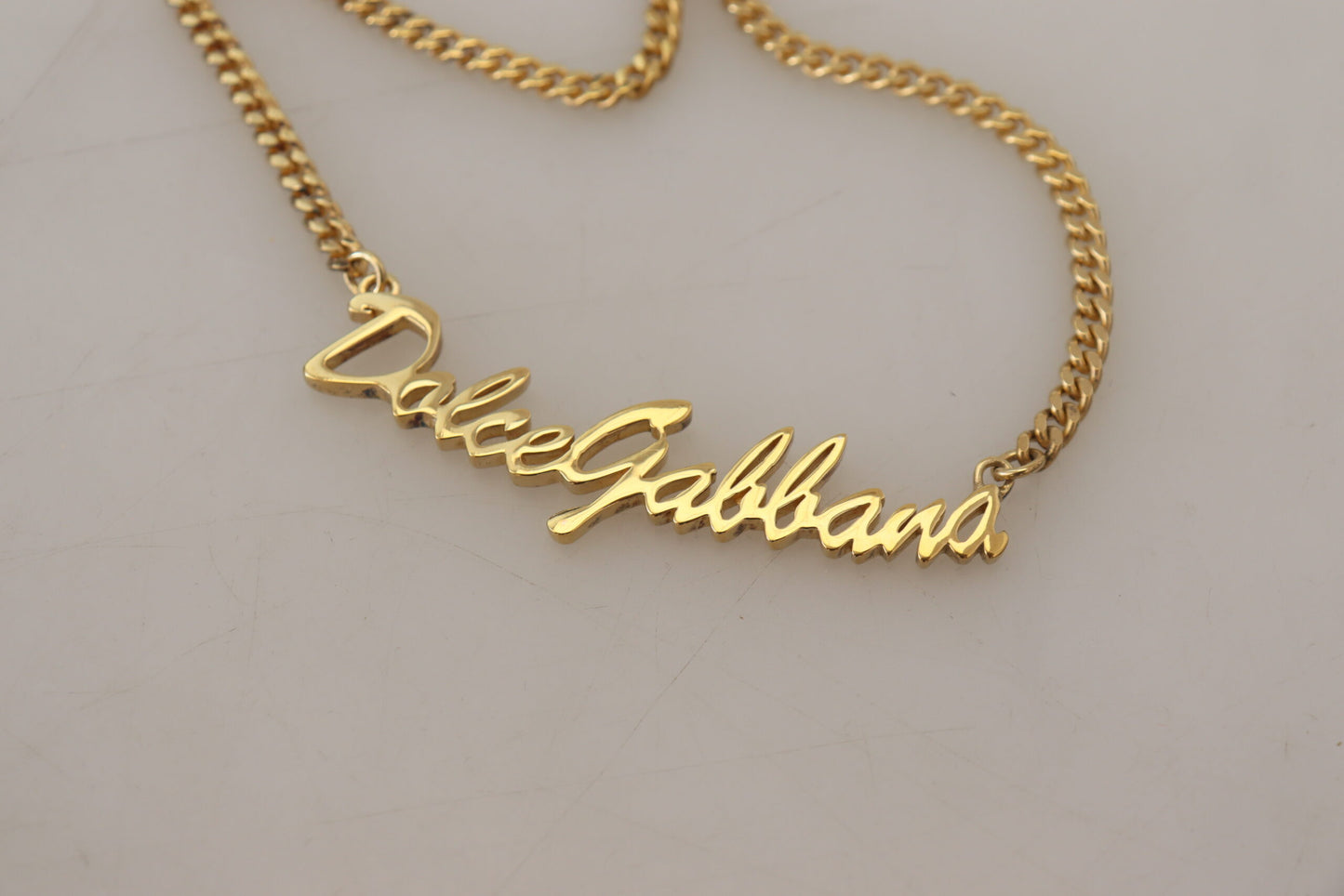 Dolce & Gabbana Golden Elegance Sterling Silver Necklace